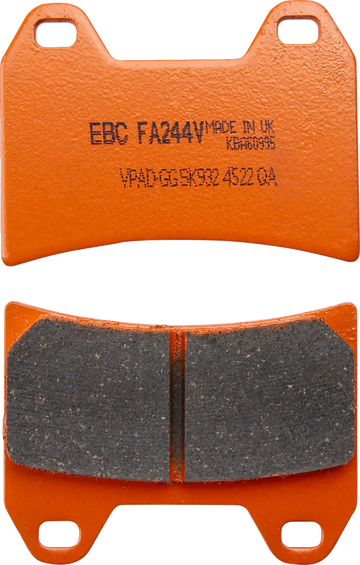 ZERO SR/F ZF14.4 ABS Naked Street Power Tank [EBC] – Halbgesinterte „V“-Bremsbeläge vorne