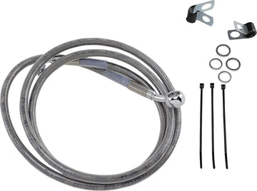 harley davidson fxsts [DRAG SPECIALTIES] - udvidet rustfrit stål bremselinjesæt
