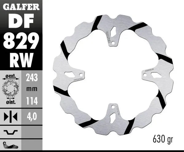 Tm Racing SMX 450 F Competition [2005-2008] - BREMSSCHEIBE FIXED WAVE GROOVED OVERSIZE – Bild 4