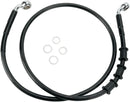 Harley Davidson FLS [DRAG SPECIALTIES] - Sort Vinyl Extended Brake Line Kit