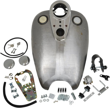 harley-davidson sportster s [DRAG SPECIALTIES] – Forlænget, gummimonteret Quickbob® tank til påsat speedometer