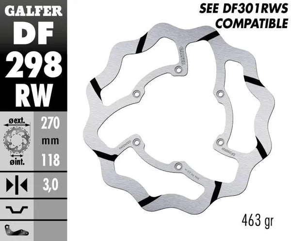 Yamaha Yz 450 F [2022-2023, 2025, 2023, 2024] - Wave® Bremsscheibe – Bild 4