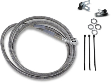 harley davidson fxsts [DRAG SPECIALTIES] - udvidet rustfrit stål bremselinjesæt - 0