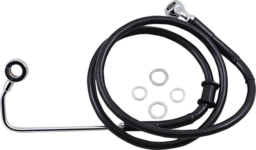 harley davidson fxsb [DRAG SPECIALTIES] - Forlænget bremseslange i rustfrit stål