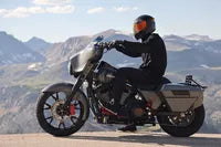 Harley-Davidson Xl 1200 T Sportster Superlow [2018-2019, 2018-2020] - Cubiq™ Bremsscheibe – Oberfläche: Schwarz, Chrom – Bild 11
