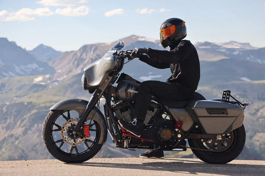 Harley-Davidson Xl 1200 T Sportster Superlow [2018-2019, 2018-2020] - Cubiq™ Bremsscheibe – Oberfläche: Schwarz, Chrom – Bild 3