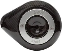 Harley-Davidson XL 883 L Sportster SuperLow [2020] - Mini Teardrop Stealth Luftfilter-Kit – Oberfläche: Schwarz – Bild 7