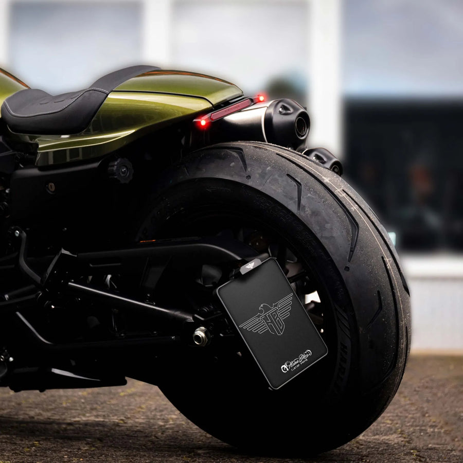 harley davidson sportster s 1250 [HEINZ BIKES] – 3-i-1 ekstra forlygte NANO