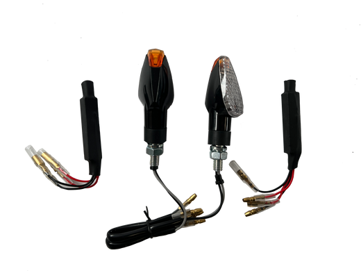 2 LED Blinker Clear Modstance [E -TEST Mark] - Honda Hornet 600 750 900