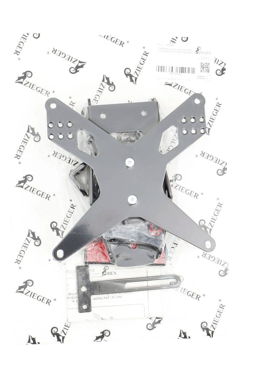 harley davidson flstf [ZIEGER] – X-Line nummerpladeholder type E