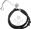 harley davidson fxsb [DRAG SPECIALTIES] - Forlænget bremseslange i rustfrit stål-2