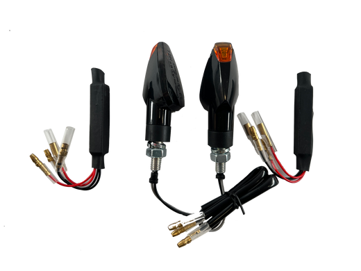 2 LED -blinklesignal Sort modstand [E -Test Mark] - Husqvarna Supermoto Vitpilen Svartpilen 401 701