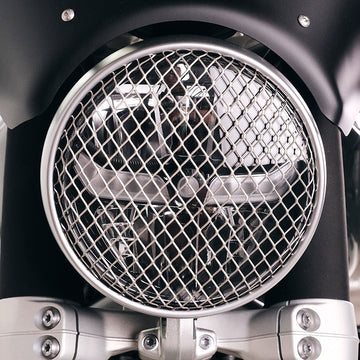 BMW R nineT 1200 Pure [2017-2023] - Scheinwerferabdeckung Schutzgitter Grau