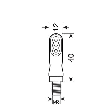 BMW R 850 R / R 1100 R [1993-2002] - BASIC fire indikatorsæt