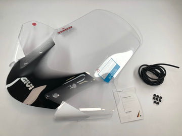 MBK Tryptik 125 (14-17) og Yamaha Tricity 125 155 (14-24) forrude gennemsigtig, 690 mm høj, 630 mm