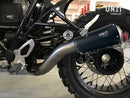BMW R nineT 1200 Scrambler [2016-2023] - niedriger Schalldämpfer + Unterstützung