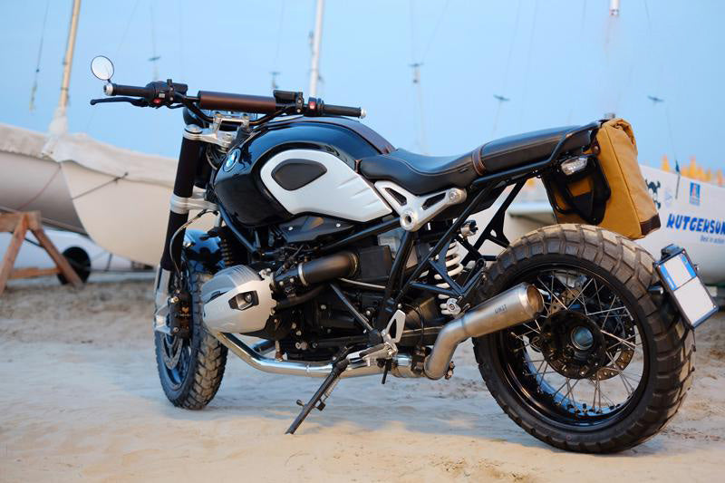 BMW R nineT 1200 Urban G/S (niedriger Auspuff) [2017-2023] - Niedriger Titanschalldämpfer
