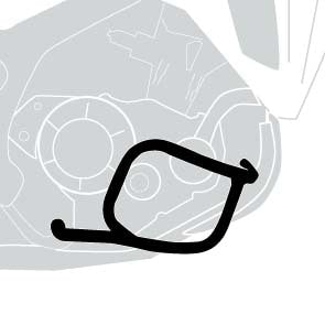 Kawasaki Z 1300 [1979-1989] - detaljeret visning af motorbeskyttelsesstang