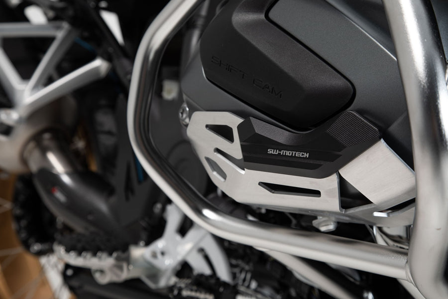 BMW R 1250 GS Style Trophy [2023] - cylinderbeskyttelse sort/sølv – billede 1