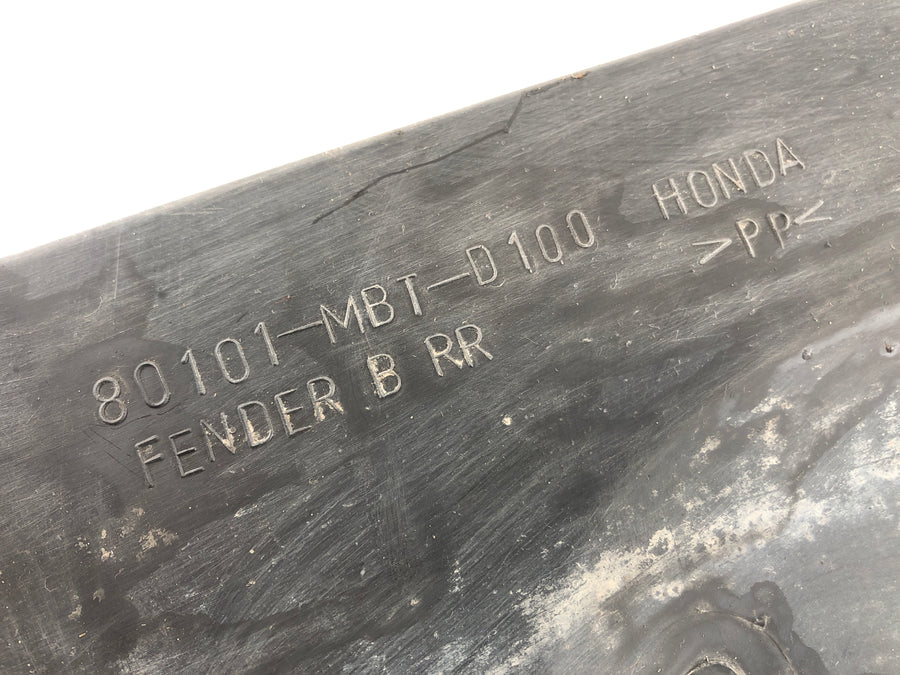 Honda Varadero XL 1000 SD02 [2002] - Underbook of Splash Protection Bagerste interiørbeklædning