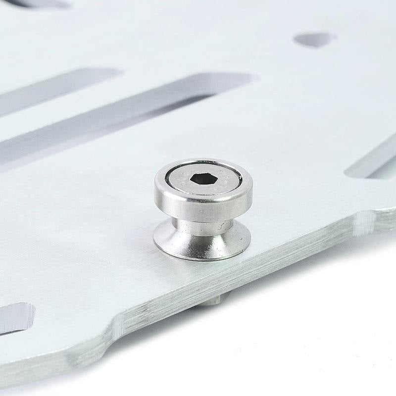BMW R 1300 GS Adventure [2024–2026] - Atlas 44L Universal-Alu-Topcase + Atlas Silver Topcase-Platte für Orig.-Gepäckträger der BMW R1300GS ADV