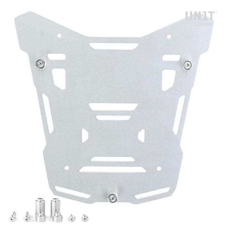 BMW R 1300 GS Adventure [2024–2026] - Atlas 44L Universal-Alu-Topcase + Atlas Silver Topcase-Platte für Orig.-Gepäckträger der BMW R1300GS ADV