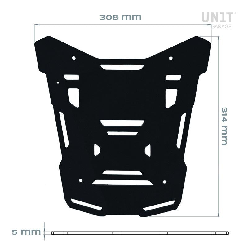 BMW R 1300 GS [2024–2026] - Atlas Black Topcase-Platte für Original-Gepäckträger der