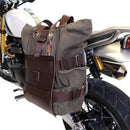 BMW R 1200 GS LC [2013-2018] - Taschenhalter aus Aluminium mit verstellbarer Lederfront, Schnellkupplung und rechtem Rahmen