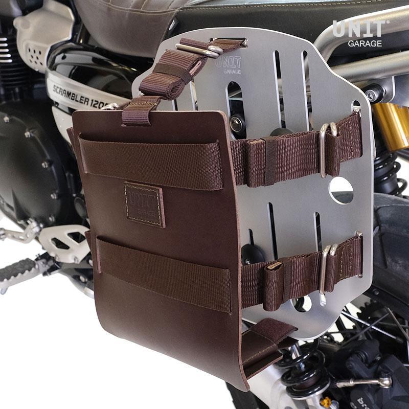 BMW R 1200 GS [2004-2012] - Alu-Taschenhalter Leder mit Schnellverschluss und Rahmen