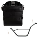 BMW R 1150 GS [1999-2004] - Taskeholder i aluminium med læderfront, lynkobling + venstre ramme