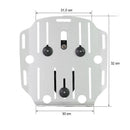 BMW R 1150 GS Adventure [2002-2006] - Taskeholder i aluminium med Hypalon front, lynkobling og højre ramme