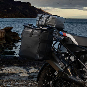BMW R 1150 R [2000-2006] - Alu-Taschenhalter mit Hypalon-Front, Schnellkupplung und linkem Rahmen