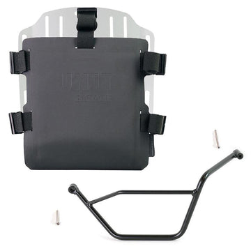 BMW R 1150 R [2000-2006] - Alu-Taschenhalter mit Hypalon-Front, Schnellkupplung und linkem Rahmen