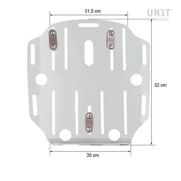 BMW R 850 R / R 1100 R [1993-2002] - Taskeholder i aluminium med justerbar Khali front i Hypalon