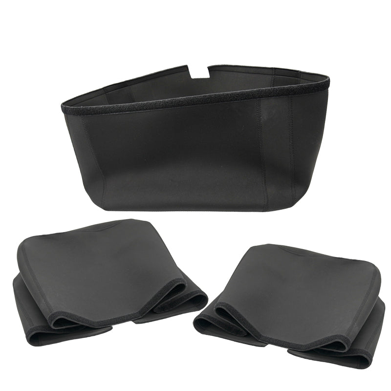 BMW R 12 nineT [2024-2026] - Neoprenforing i aluminiumstasker Atlas 39L + 32L udstødningssider + Neoprenforing Atlas 44L topkasse