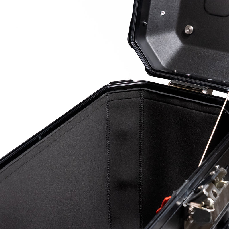 BMW F 850 GS Adventure [2019-2024] - Neopren-Innenauskleidungen für Aluminiumtaschen Atlas 39L + 32L Auspuffseiten