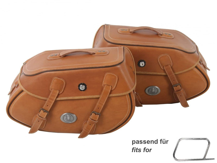 Motorcykeltaske [Hepco & Becker] - Buffalo sidetaske venstre brun – C-Bow