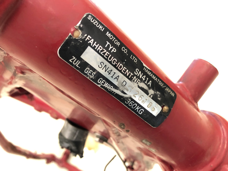 Suzuki DR 600 SN41A [1986] - Frame uden papirer