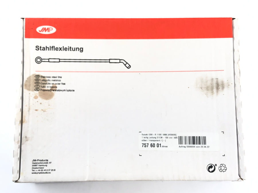 Suzuki GSX -R 1100 GV73B [1991] - Brake Line Steel Flex bagpå