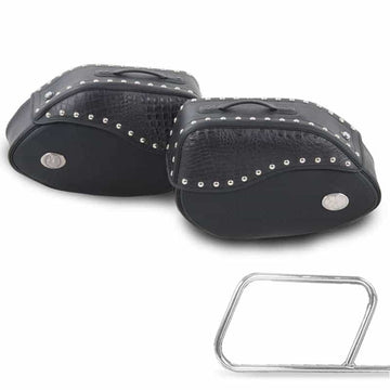 Motorcykeltaske [Hepco & Becker] - sadeltasker Ivory black - rørtaskeholder
