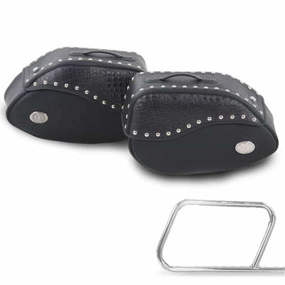 Motorcykeltaske [Hepco & Becker] - sadeltasker Ivory black - rørtaskeholder