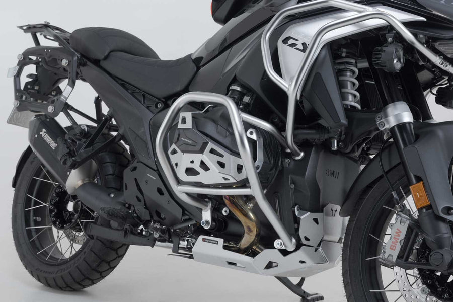 BMW R 1300 GS [2023-2026] - Crash bars lavet af rustfrit stål, sølv og elektropoleret - billede 2
