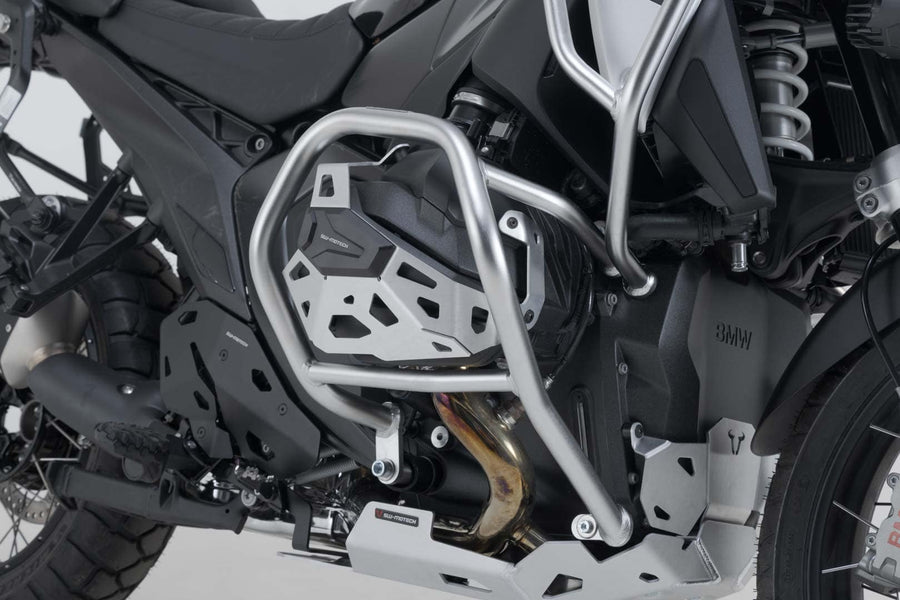 BMW R 1300 GS [2023-2026] - Crash bars lavet af rustfrit stål, sølv og elektropoleret - billede 5