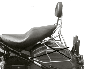 Kawasaki VN 1500 Drifter [1999-2003] - Sissybar uden bagagebro - 0