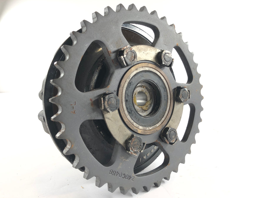 Kawasaki Z 750 E KZ750E [1981] - Chain Wheel Carrier med rygabsorber og kædehjul