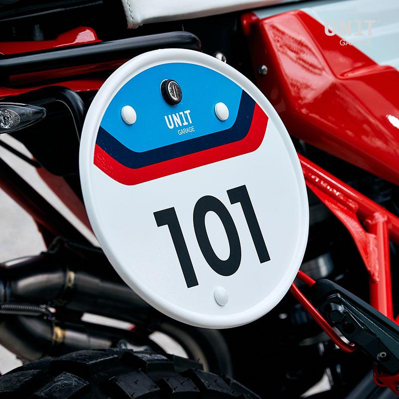 BMW R 1200 GS [2004-2012] - Startnummerntafel mit Schnellverschluss und Schloss