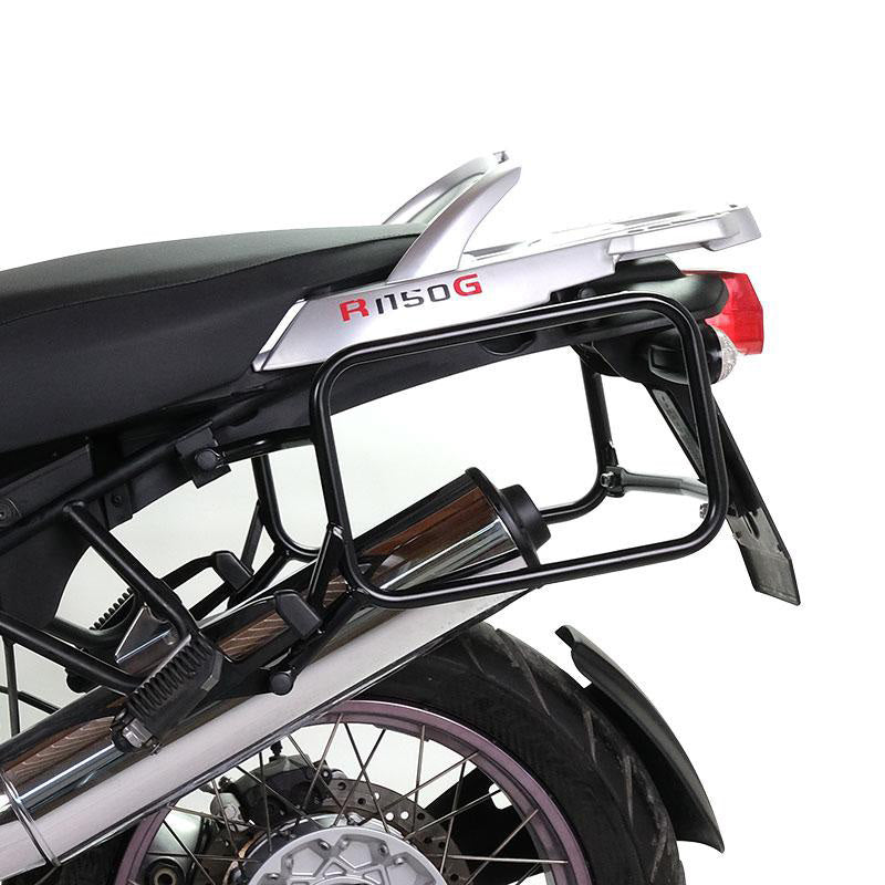 BMW R 850 GS / R 1100 GS / R 1150 GS Adventure [1994-2004] - Paar Cult-Seitentaschen Canvas 40–50L + Paar Aluminiumplatten + Taschenrahmen Alu R850R - R1100R - R1150R, R850GS - R1100GS - R1150GS & ADV