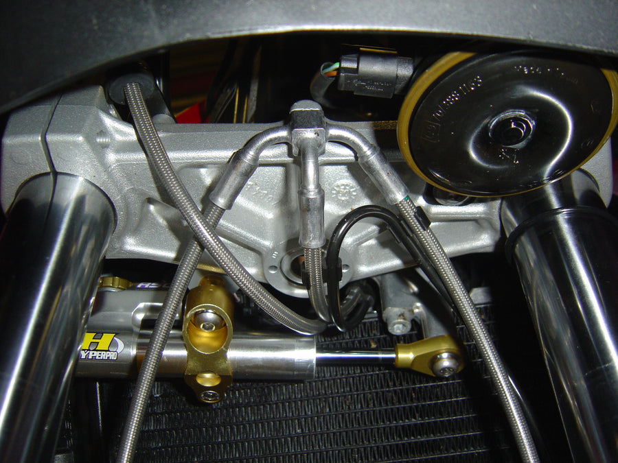 Bmw F 800 GT, F 800 R +2 [HYPERPRO] – Lenkungsdämpfer-Montagesatz, Gold (MK-BM08-O001)