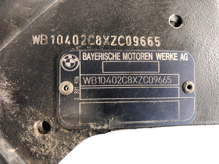 BMW R 1100 R Type 259 [1999] - Frame Head med papirer