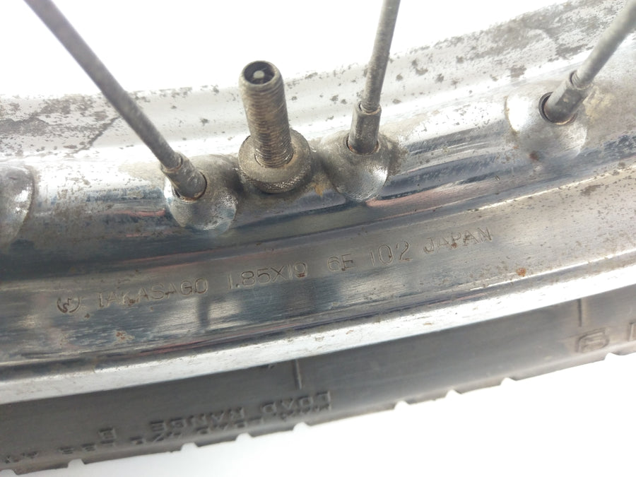 Suzuki GT 550 [1978] - Fronthjulet kanthjul